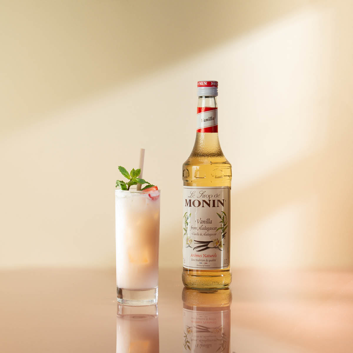 Vaniljesirup 70 cl - Monin Vanilla Madagaskar