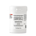 Hvit beholder med Handcraft Supplies Sodium Bentonite 100g – klaringsmiddel for vin og cider.