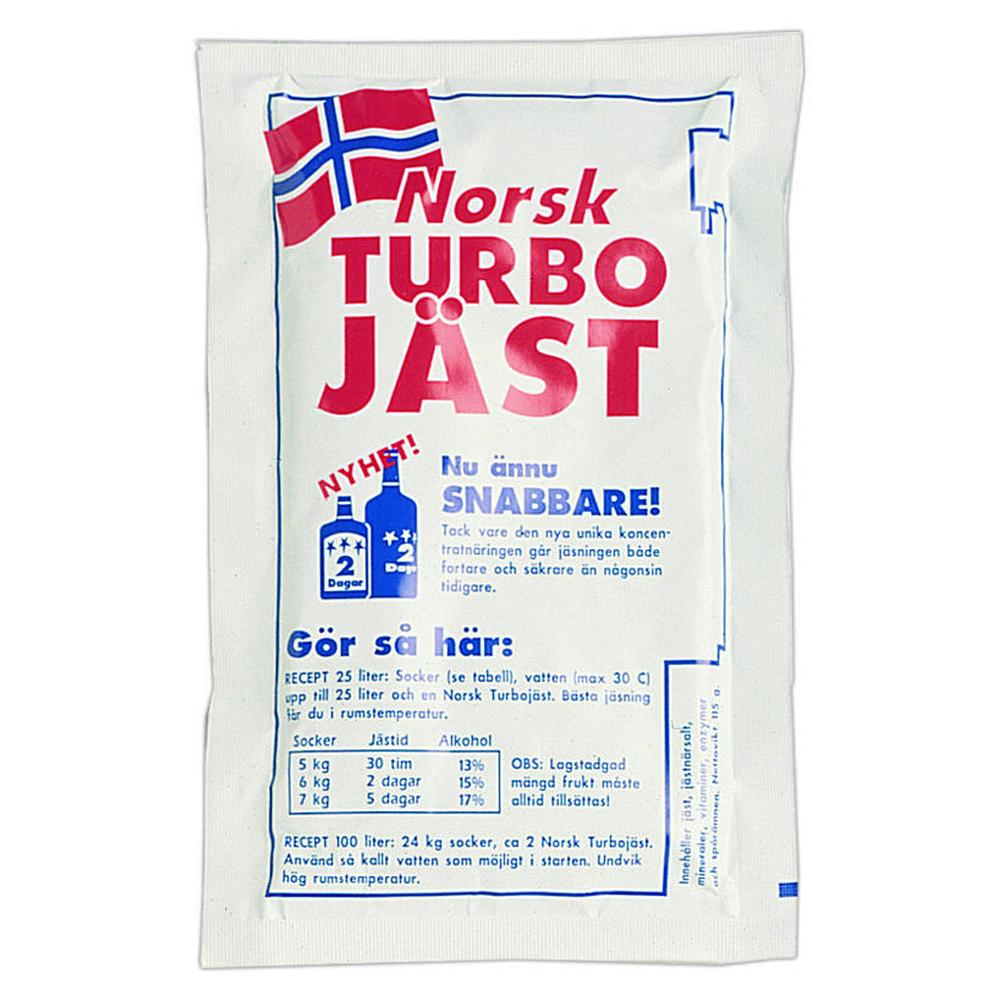 Norsk Turbogjær 6 kg pakke for 25 liter – hjemmebrygg