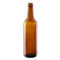Frankonia ølflaske 0,5 liter, brun glassflaske med 26 mm kronekapsel.