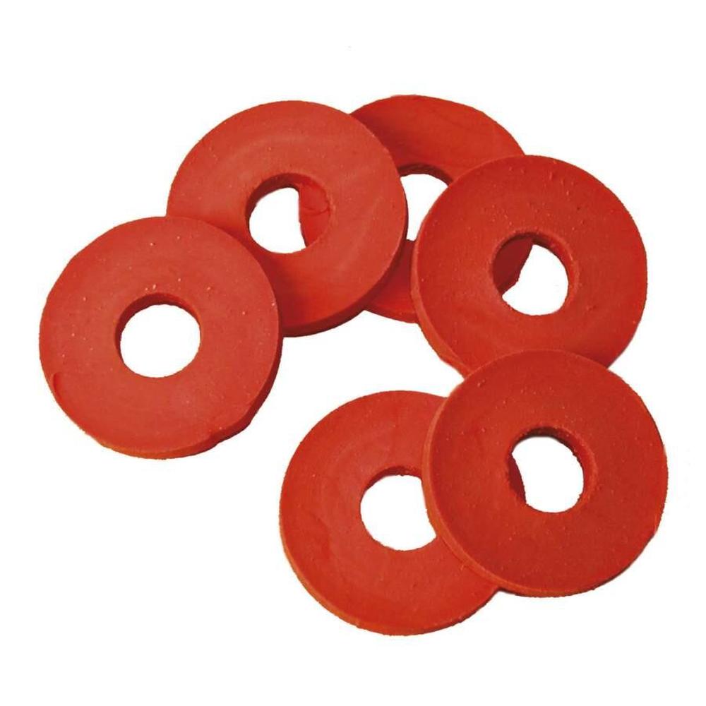 Røde gummipakninger til patentkorker, 20-pakning.