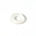 Hvit silikonpakning for SodaStream/AGA-adapter, rund form.