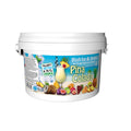 hvit bøtte på 3 liter med pina colada pulver for å lage din egen slush hjemme - kunn fyll på sprit og vann 