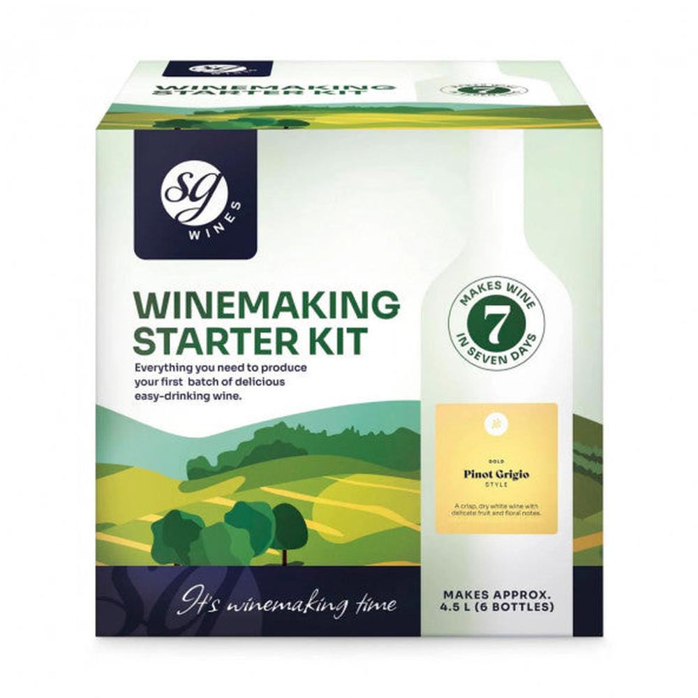 Pinot Grigio Startsett til Vinlaging – 4,5 L (6 flasker) – SG Wines