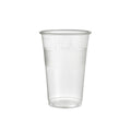 PP plastglass på 50cl med hvit bakgrunn, uten innhold, men CE godkjent målestrek på 40 CL  - Duni . 
