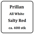 Prillan All White Salty Red, 400 stk – gjør det selv porsjonssnus