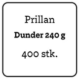 Prillan Dunder 240g snusblanding for 400 porsjoner – hjemmebrygg