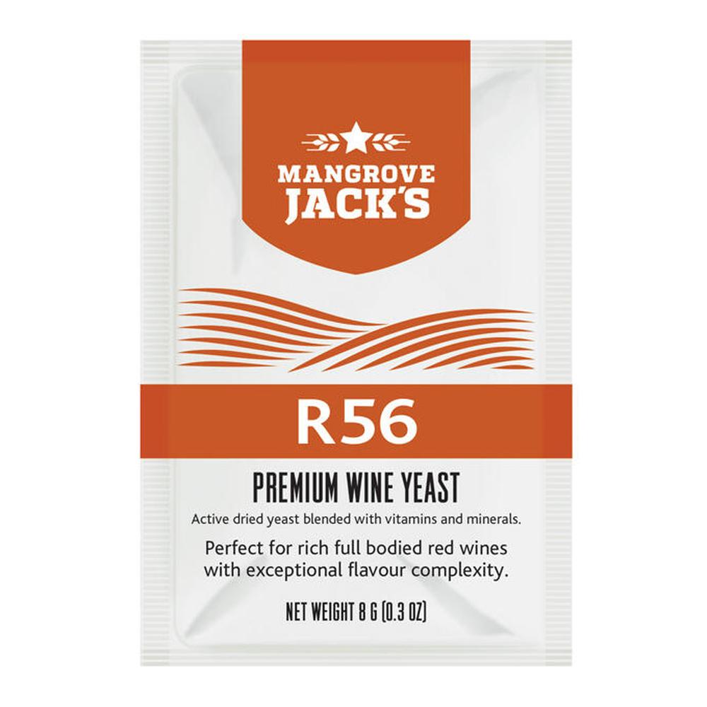 Mangrove Jack's R56 premium vingjær 8g for fyldige rødviner og fruktviner.