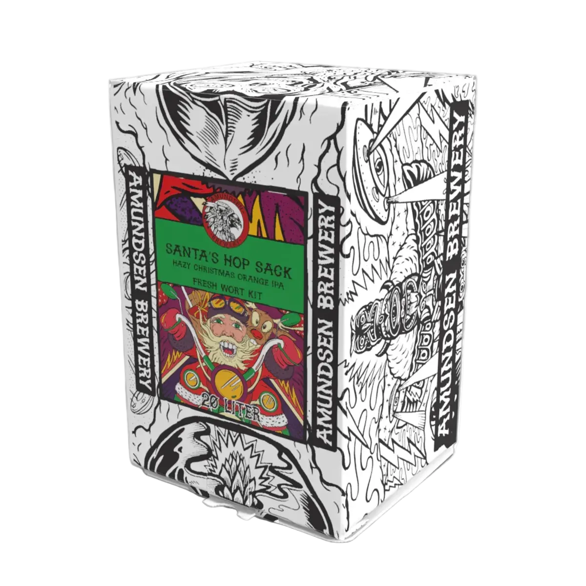 Santa's Hop Sack Hazy Christmas Orange IPA Fresh Wort Kit 20 L – Amundsen