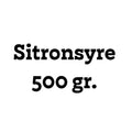 Sitronsyre 500 gr. – hjemmebrygg