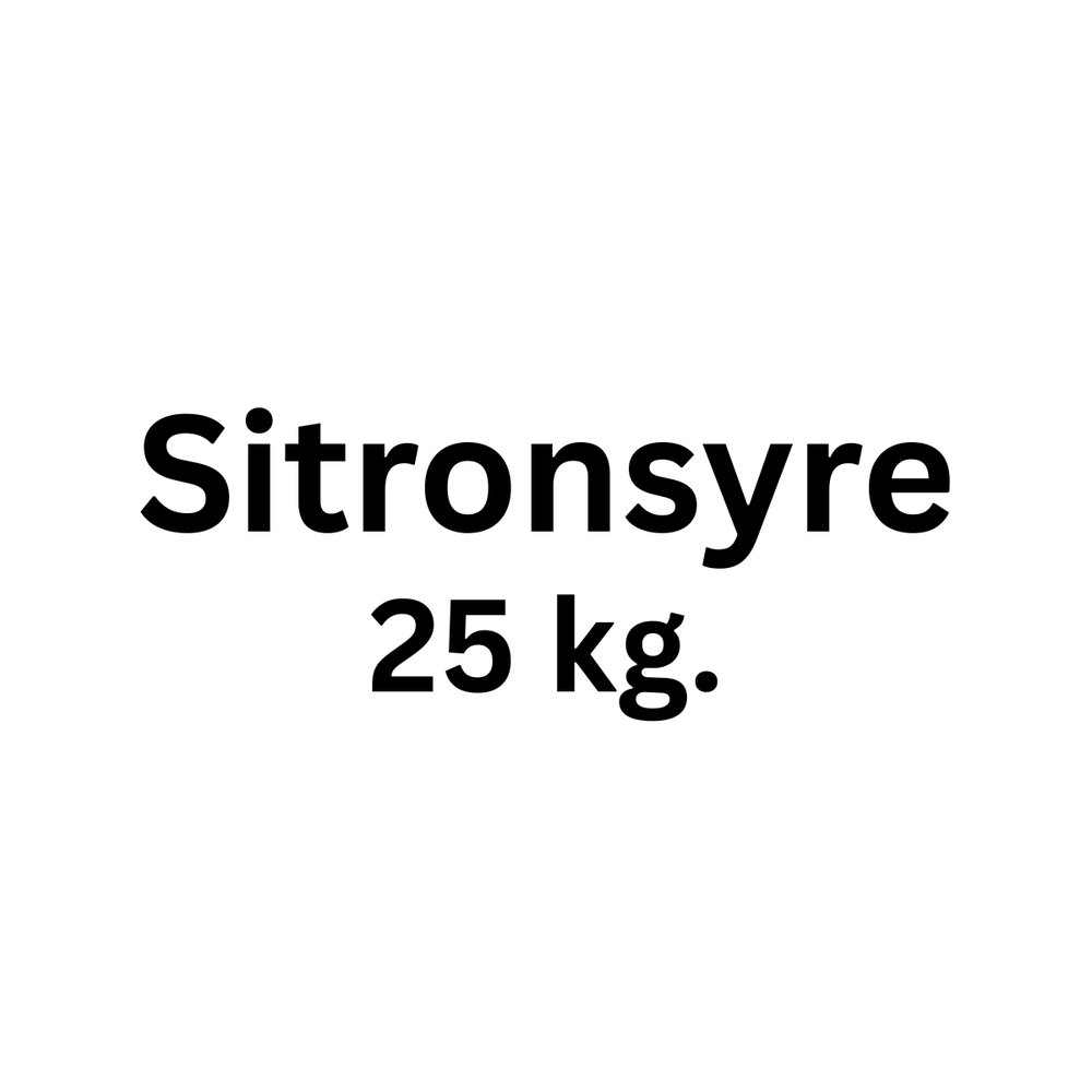 Sitronsyre 25 kg.