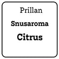 Prillan Snusaroma Citrus 25ml – frisk sitrusaroma for hjemmelaget snus.