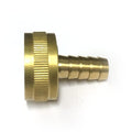Messing slangenippel 3/4'' NH til 3/8'' for hageslange, utekraner, platekjølere.