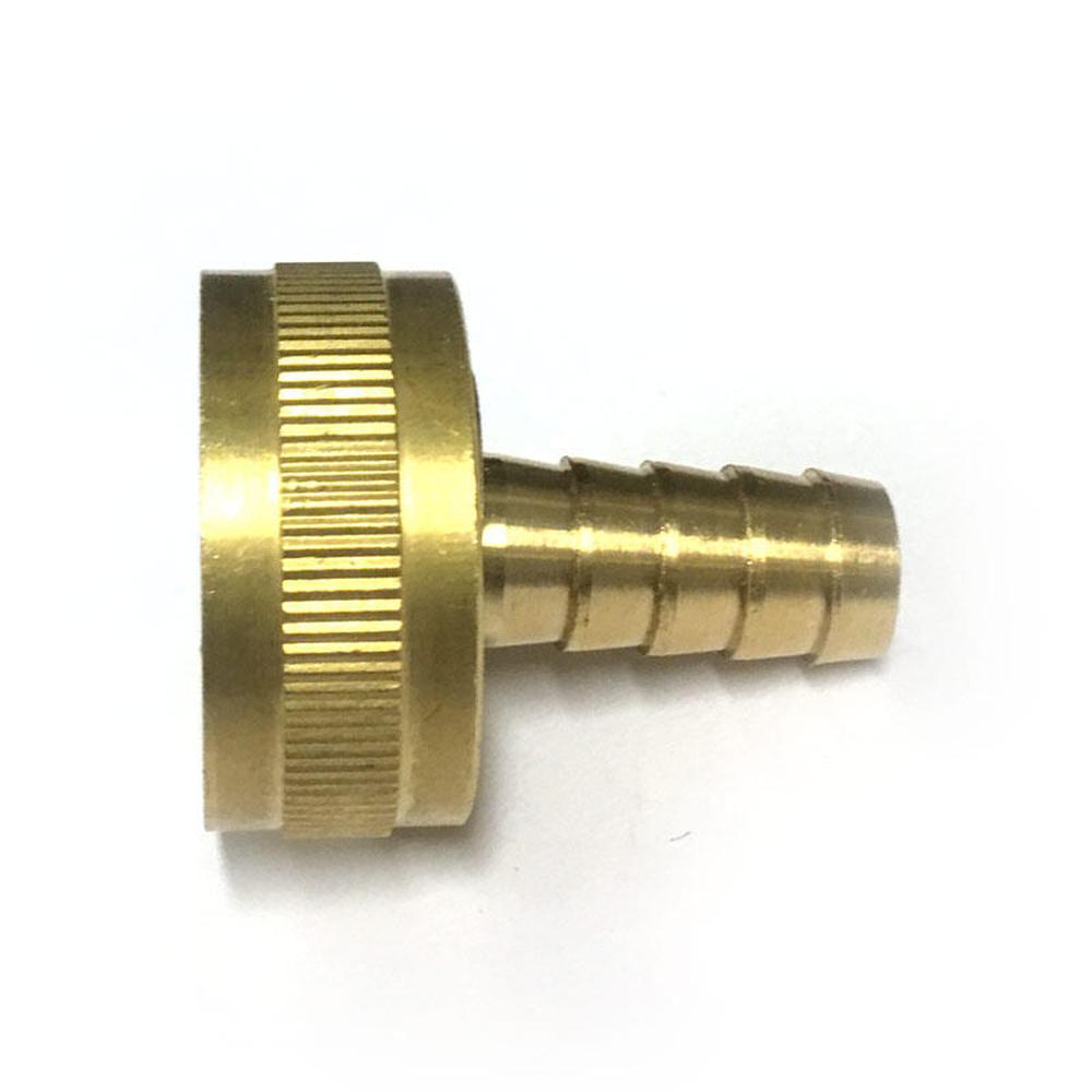 Messing slangenippel 3/4'' NH til 3/8'' for hageslange, utekraner, platekjølere.