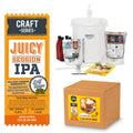 Mangrove Jack's Starter Kit for Juicy IPA ølbrygging, med gjæringsbøtte og ingredienser.