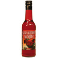 35 cl galssfalske med sort kork, inneholder rød strawberry mojito drinkiks
