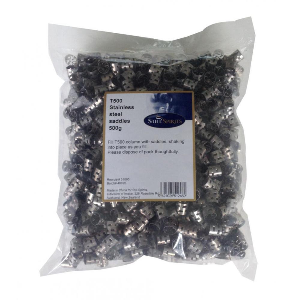 T500 rustfrie stål Raschigringer 500g – hjemmebrygg