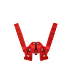 Rød VIK Capper håndkorker for ølflasker, 26 mm, med ergonomisk design og magnetisk kapselholder.