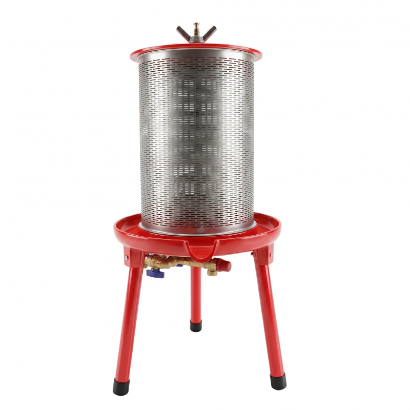 Vanntrykkpresse 20 liter - hydraulisk fruktpresse - Vinoferm