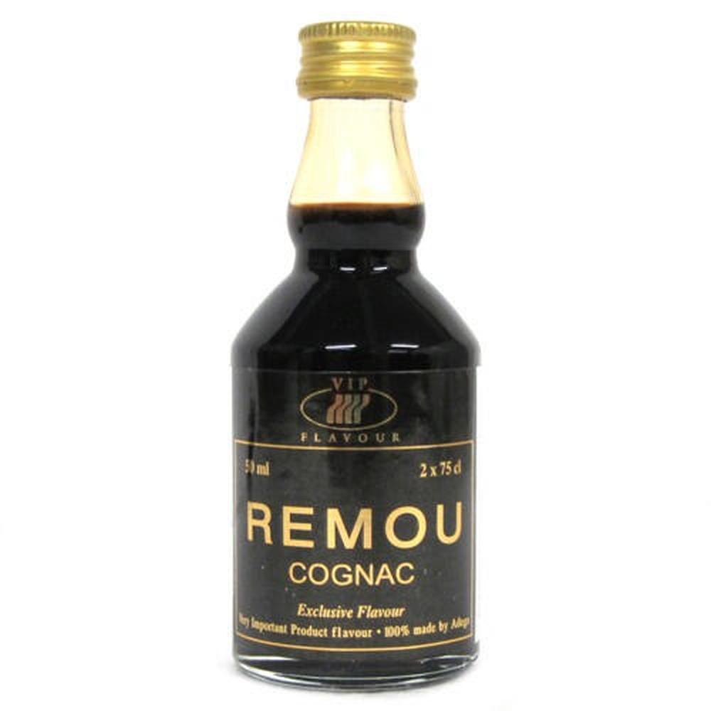 VIP Remou Cognac essens 50ml flaske med gullkork – hjemmebrygg