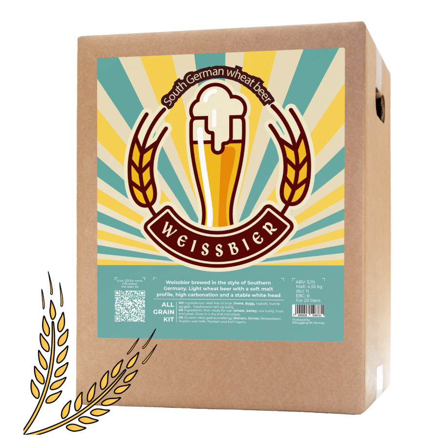 Weissbier Allgrain ølsett 20 liter