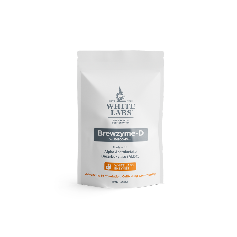 White Labs Brewzyme-D WLE4900-10mL enzym for å eliminere diacetyl i øl.