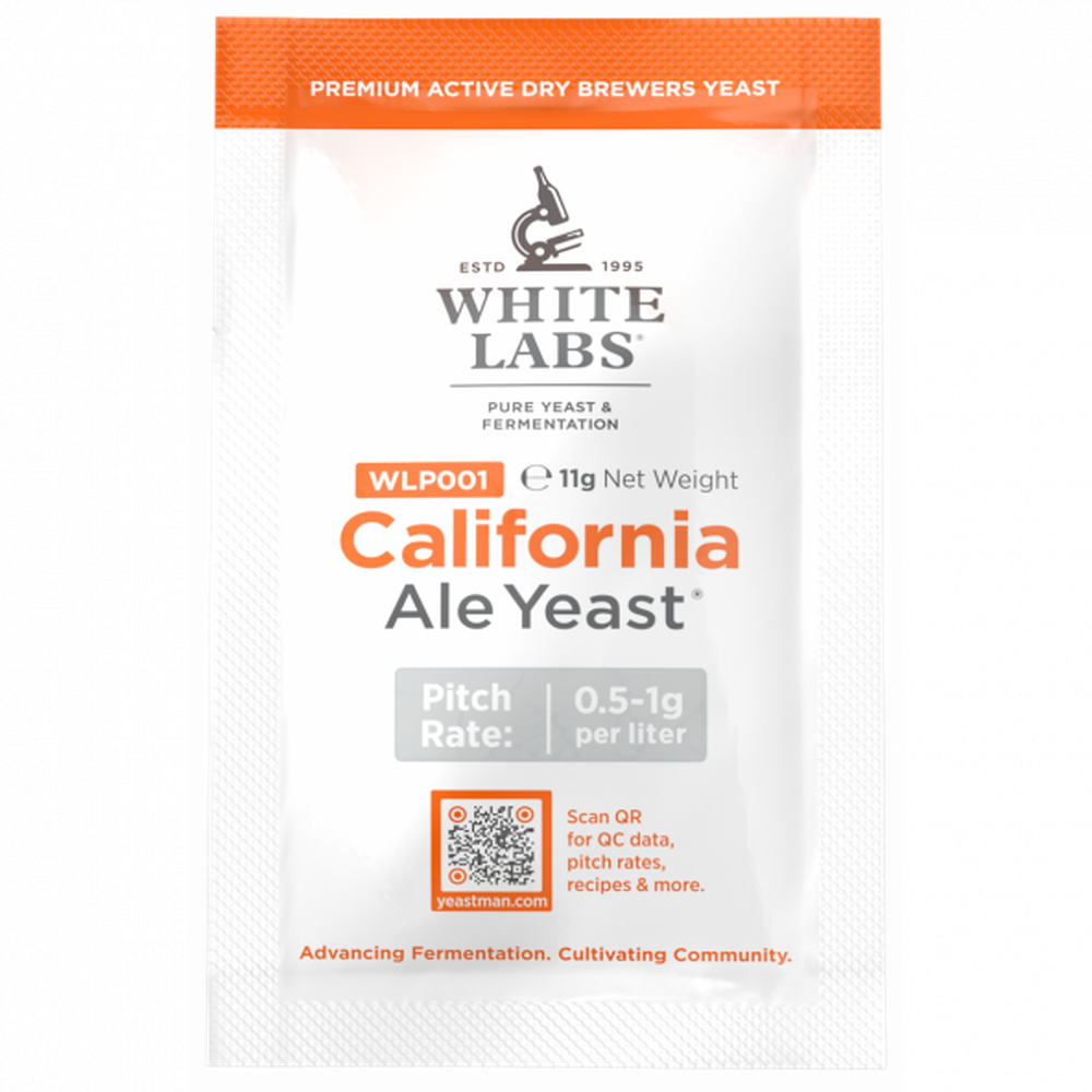 WLPD001 California Ale Yeast – 11 g tørrgjær – White Labs