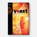 Bok: Yeast – The Practical Guide to Beer Fermentation. Fargerikt omslag med gjær, humle og ølglass.
